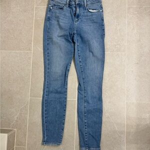 PAIGE Blue Skinny Jeans Medium Wash